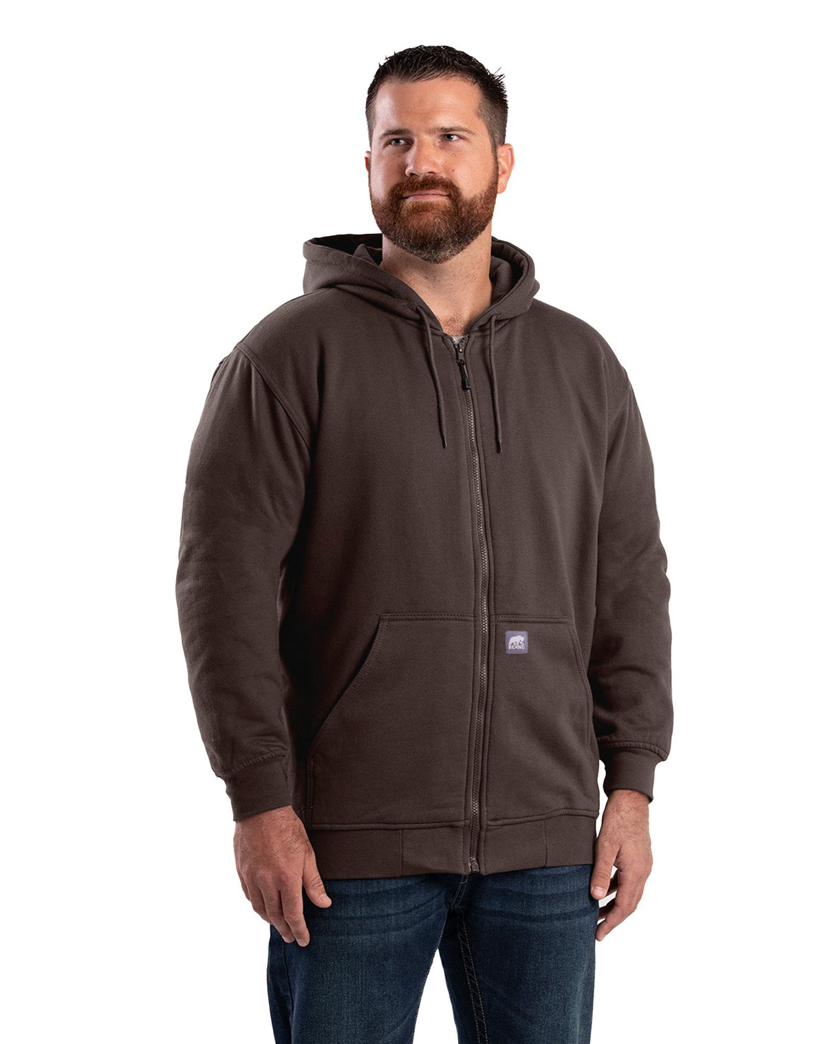 Berne Heritage Thermal-Lined Full-Zip Hooded Sweatshirt