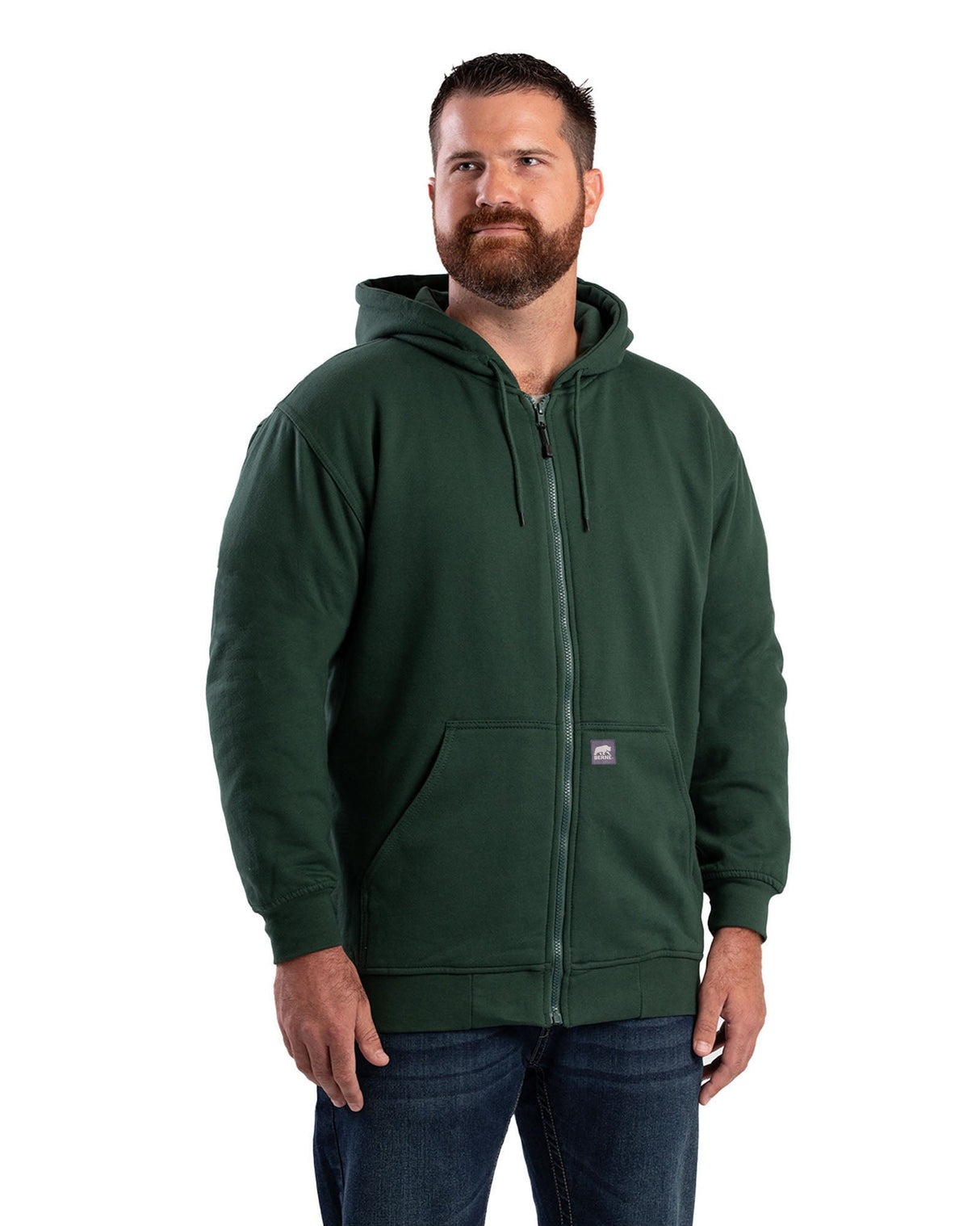 Berne Heritage Thermal-Lined Full-Zip Hooded Sweatshirt
