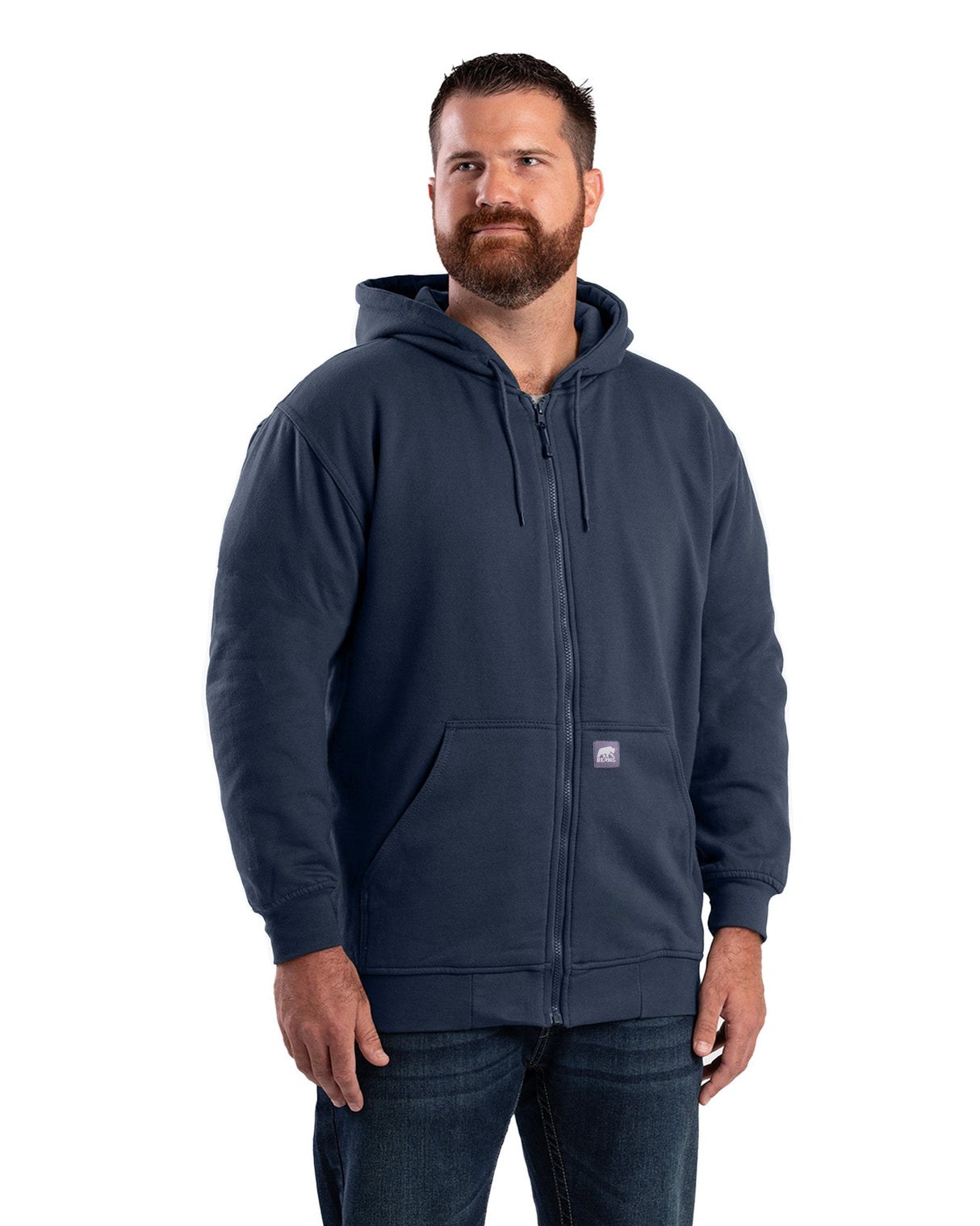 Berne Heritage Thermal-Lined Full-Zip Hooded Sweatshirt