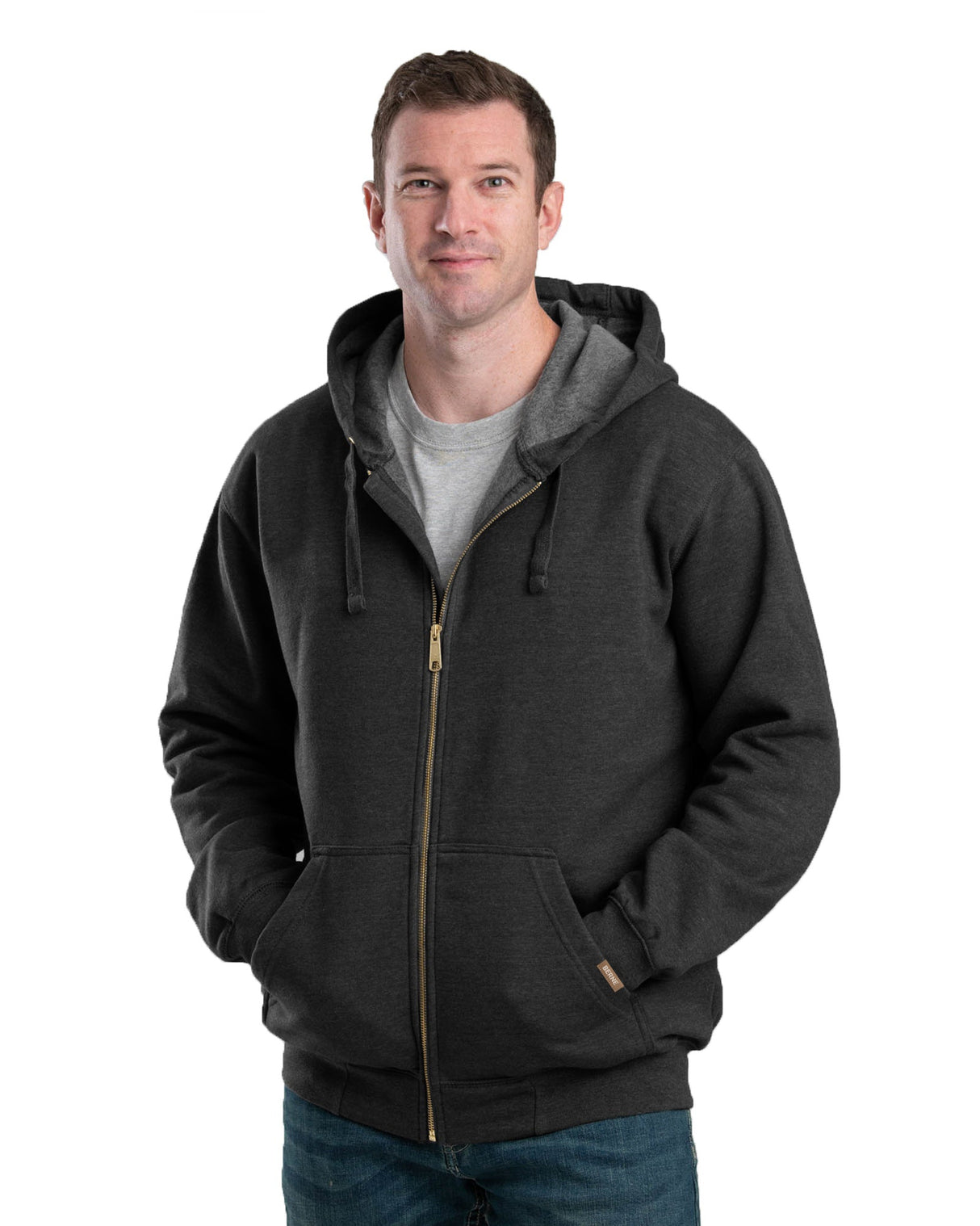 Berne Heritage Full-Zip Hooded Sweatshirt