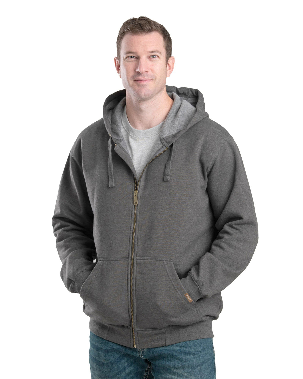 Berne Heritage Full-Zip Hooded Sweatshirt