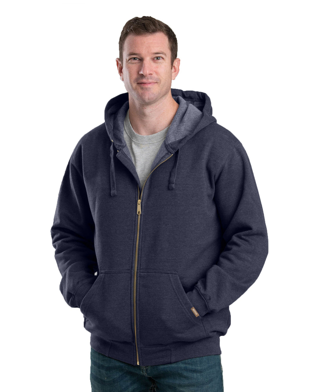 Berne Heritage Full-Zip Hooded Sweatshirt