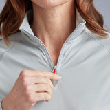Gill Women's UV Tec Long Sleeve Zip Tee