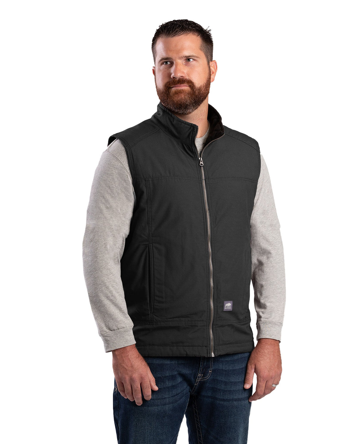 Berne Heartland Fleece-Lined Ripstop Vest