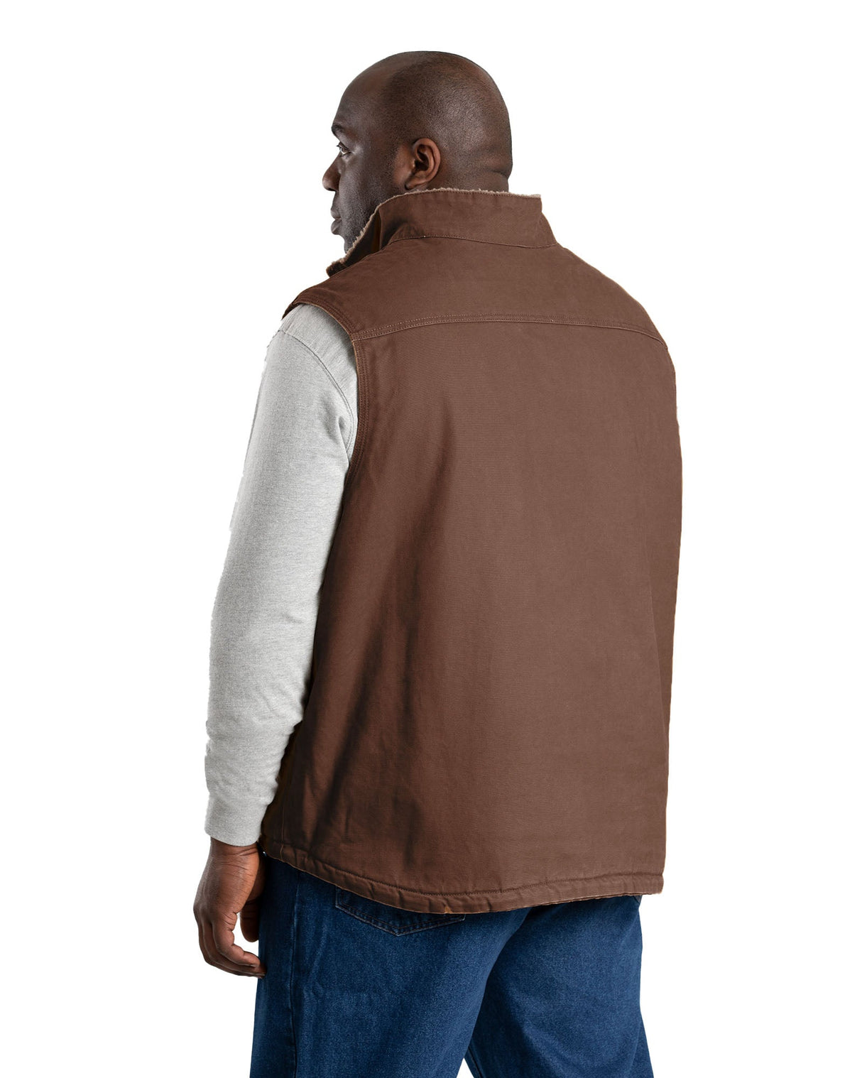 Berne Heartland Sherpa-Lined Washed Duck Vest