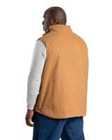 Berne Heartland Sherpa-Lined Washed Duck Vest