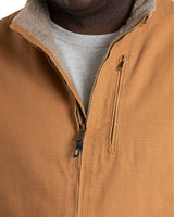 Berne Heartland Sherpa-Lined Washed Duck Vest