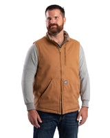 Berne Heartland Sherpa-Lined Washed Duck Vest