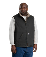 Berne Heartland Sherpa-Lined Washed Duck Vest
