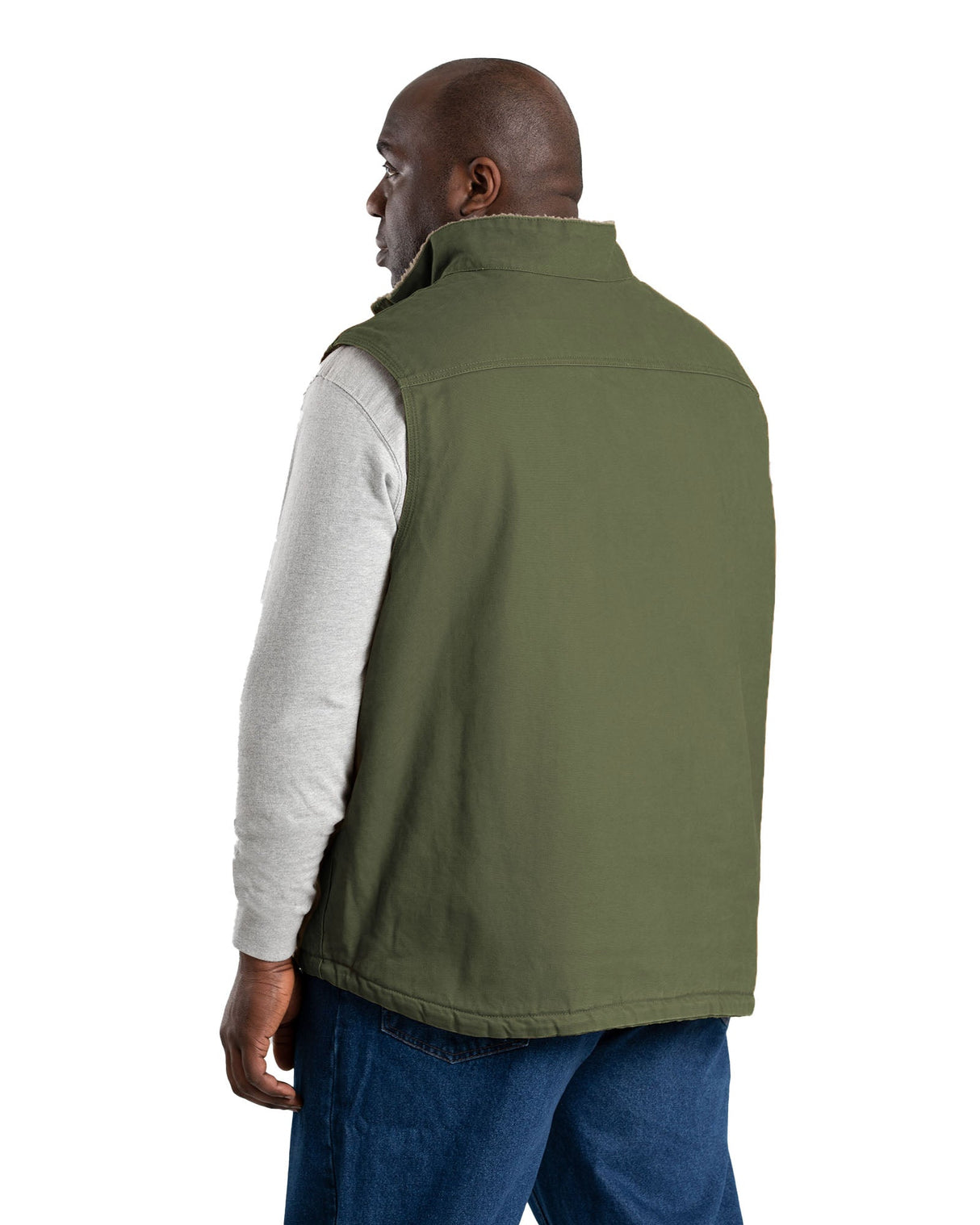 Berne Heartland Sherpa-Lined Washed Duck Vest