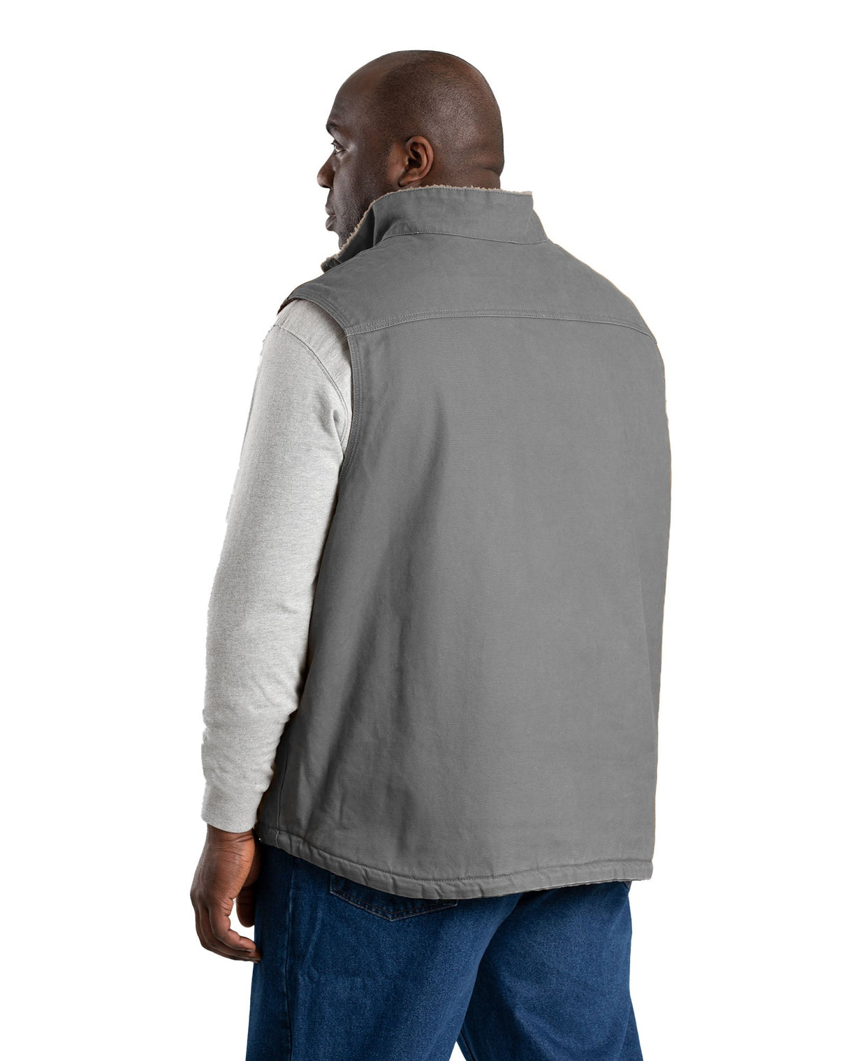 Berne Heartland Sherpa-Lined Washed Duck Vest