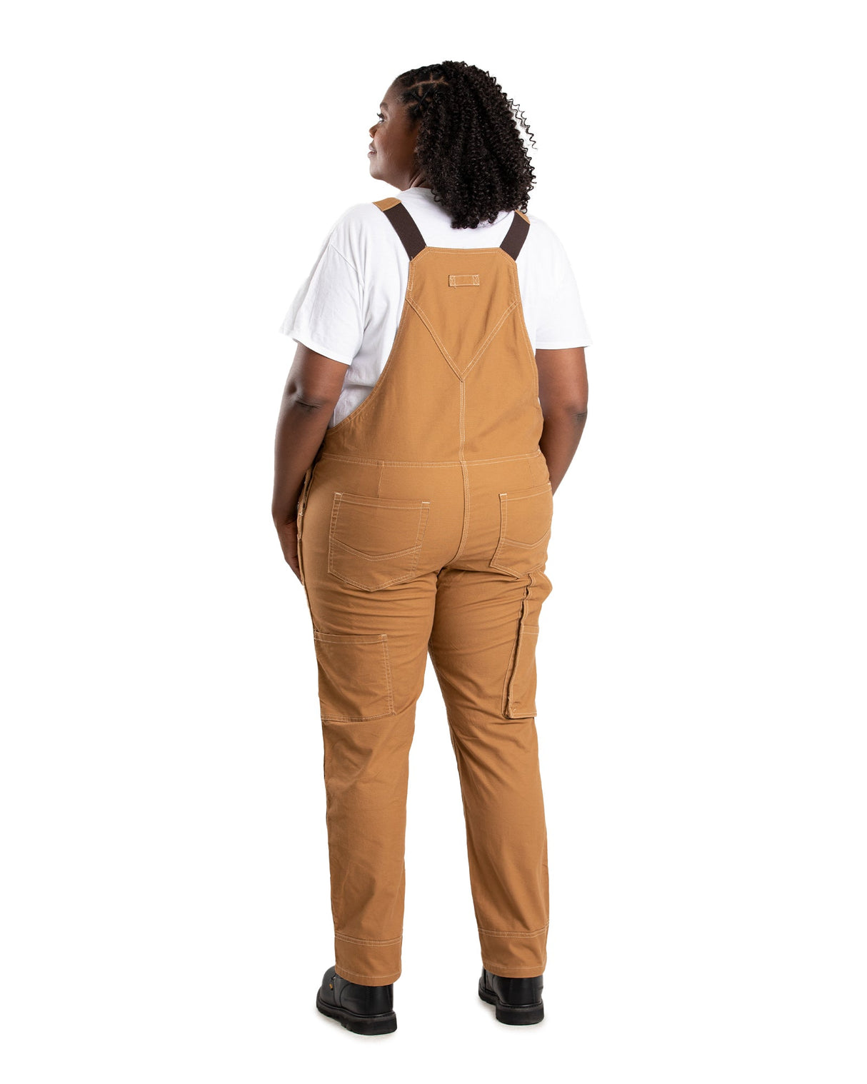 Berne Women's Flex Softstone Duck Unlined Bib Overall