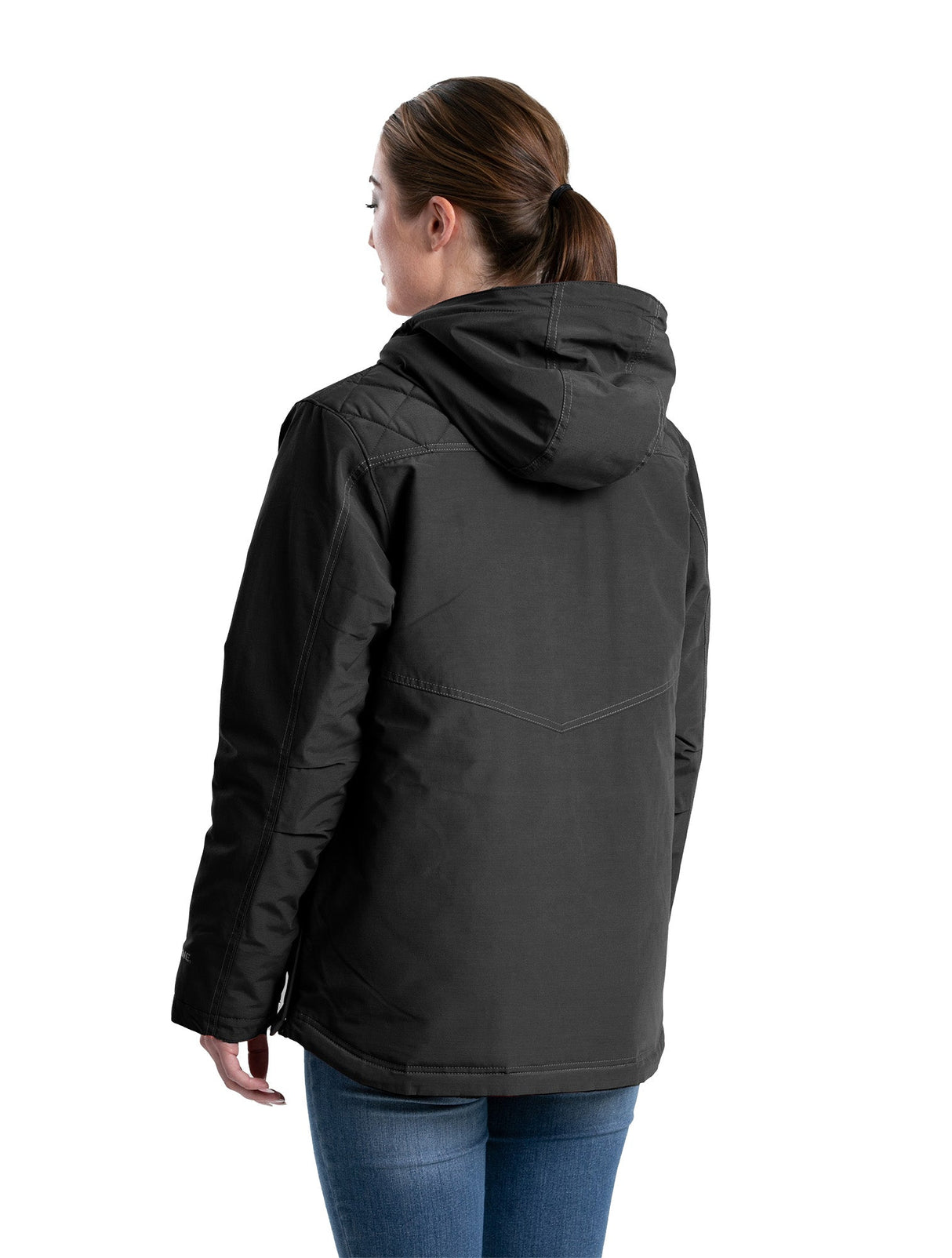 Berne Women's Softstone Micro-Duck Hooded Coat