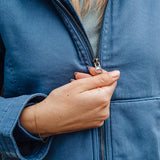 Berne Women's Sherpa-Lined Twill Hooded Jacket