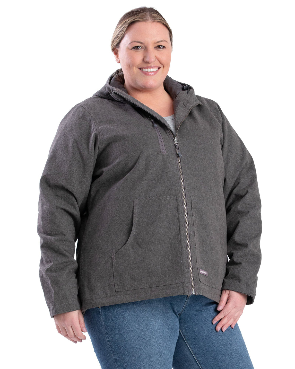 Berne Women's Heathered Duck Hooded Jacket
