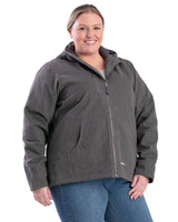 Berne Women's Heathered Duck Hooded Jacket