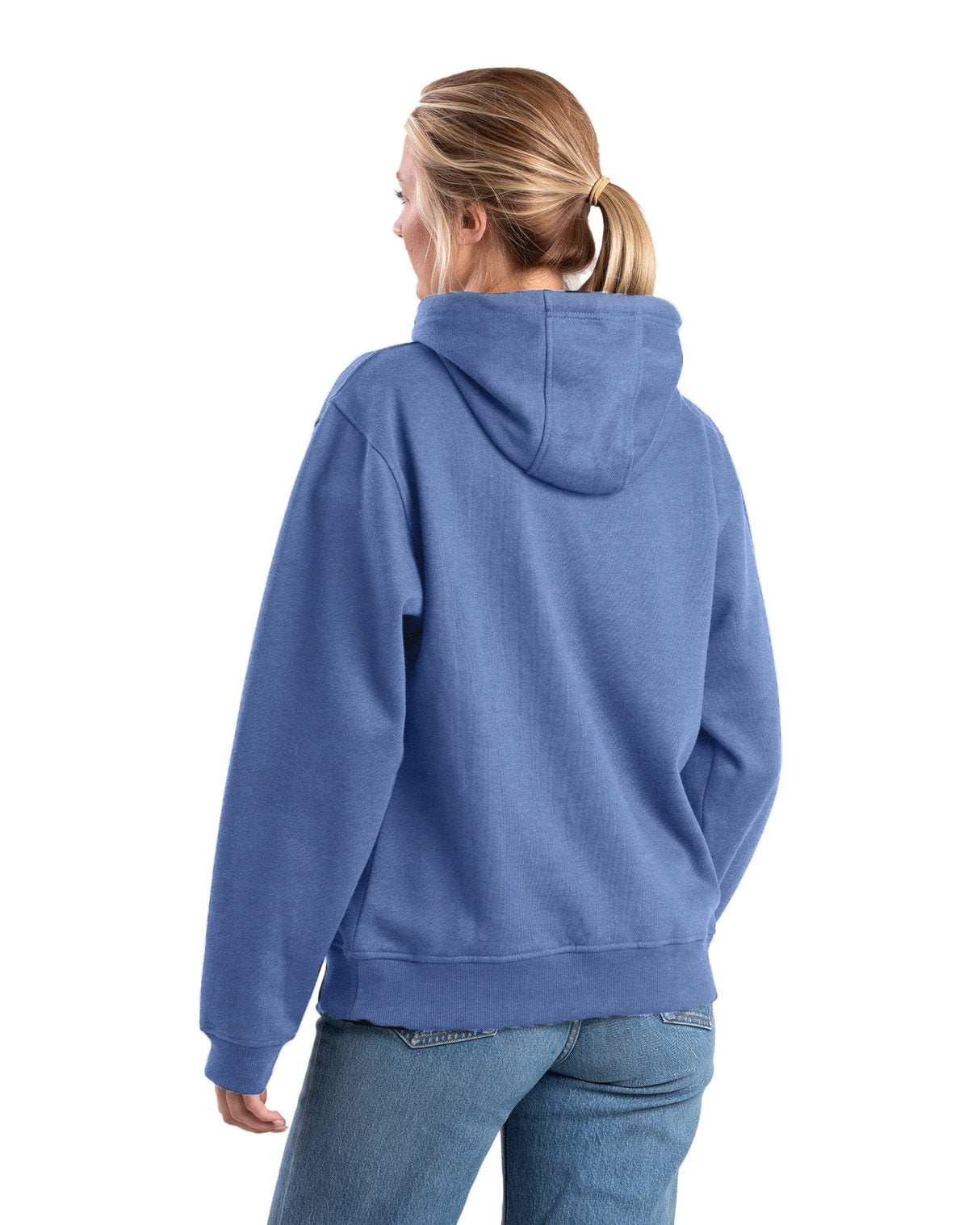 Berne Women's Heritage Zippered Pocket Hooded Pullover Sweatshirt