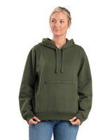 Berne Women's Heritage Zippered Pocket Hooded Pullover Sweatshirt