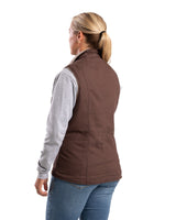 Berne Women's Sherpa-Lined Softstone Duck Vest