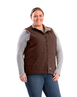 Berne Women's Sherpa-Lined Softstone Duck Vest