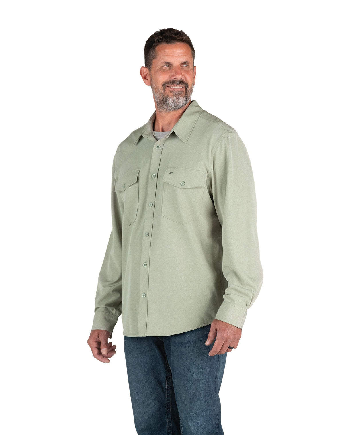 Berne Flex180® UPF Button Down Long Sleeve Shirt