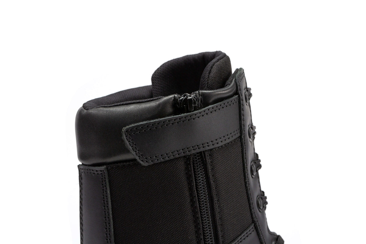 Botas Pro Black Men's 8 inch Side Zipper Military Tactical Boots BP703