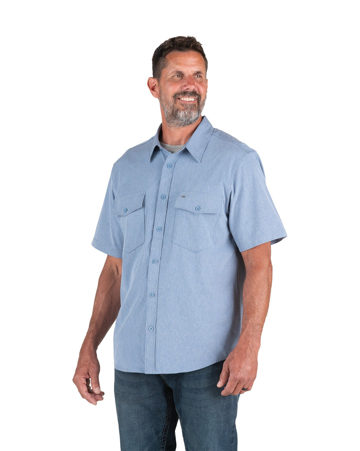 Berne Flex180® UPF Button Down Short Sleeve Shirt