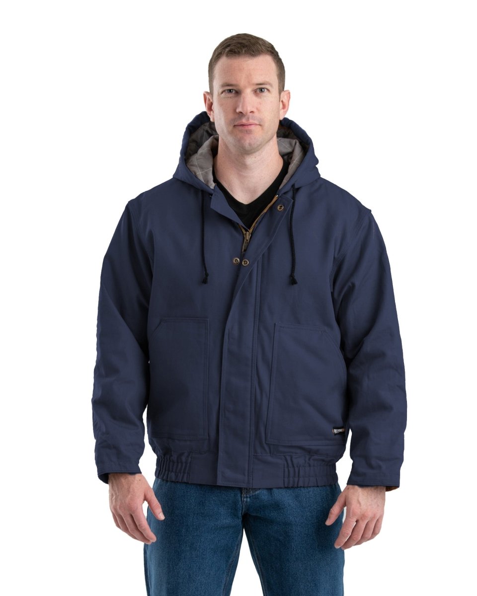 Berne Flame Resistant Duck Hooded Jacket – Harbor Workwear