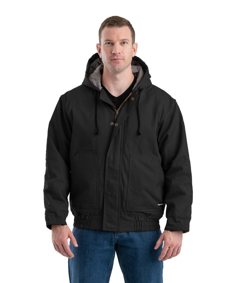 Berne Flame Resistant Duck Hooded Jacket