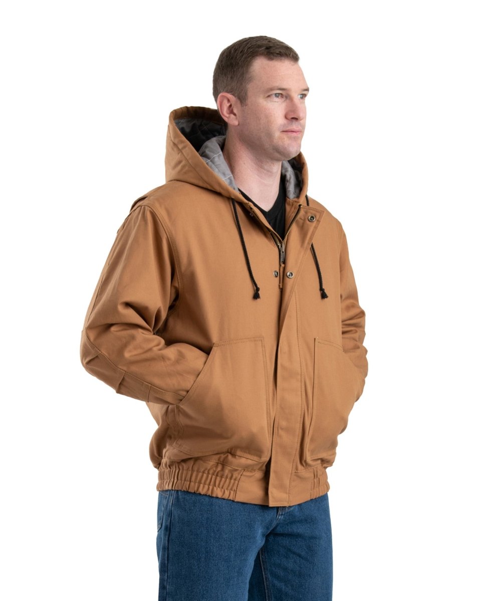 Berne Flame Resistant Duck Hooded Jacket