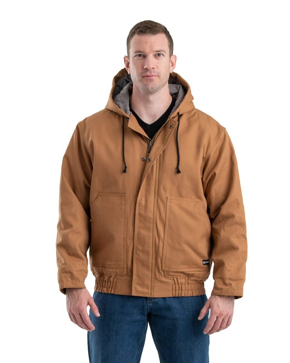 Berne Flame Resistant Duck Hooded Jacket – Harbor Workwear