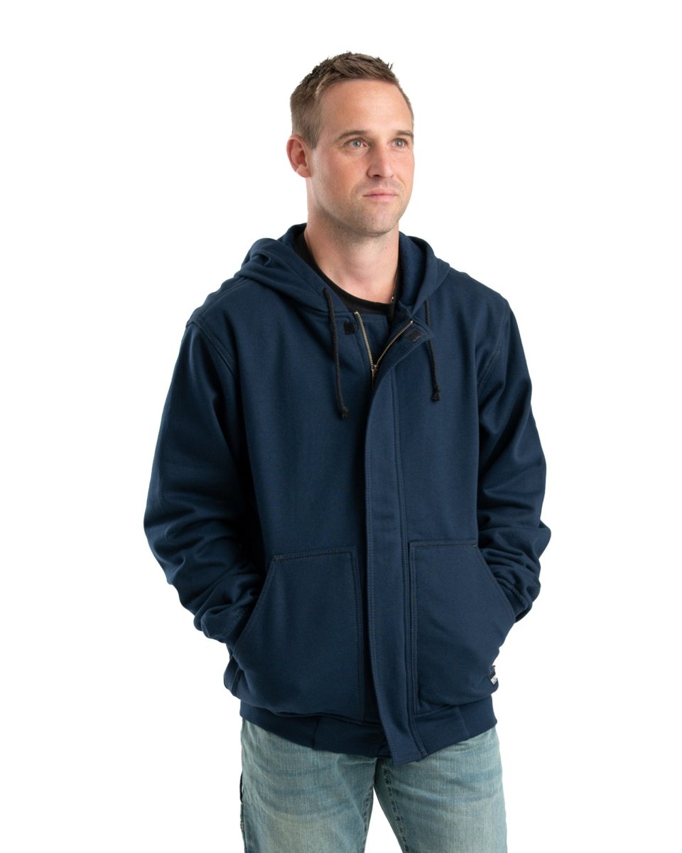 Berne Flame Resistant Zippered Front NFPA 2112 Hooded Sweatshirt