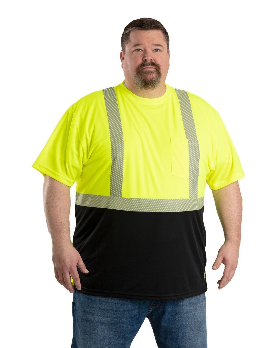 Berne Hi Vis Class 2 Color Blocked T-Shirt