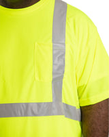 Berne Hi Vis Class 2 Performance Short Sleeve T-Shirt