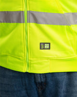 Berne Hi Vis Class 3 Thermal-Lined Hooded Sweatshirt