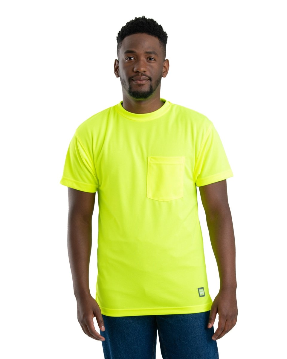 Berne Hi Vis Enhanced Vis Performance Short Sleeve T-Shirt