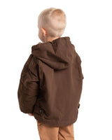 Berne Toddler Boys' Sherpa-Lined Softstone Hooded Coat