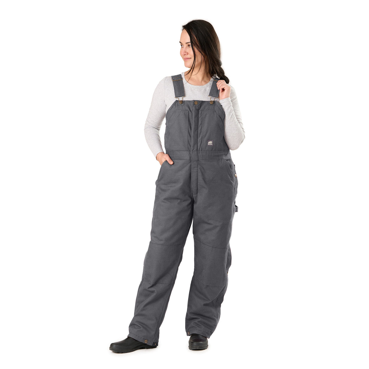 Berne Women's Softstone Duck Insulated Bib Overall