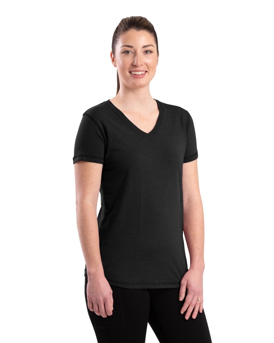 Berne Women's Performance V-Neck Short Sleeve T-Shirt