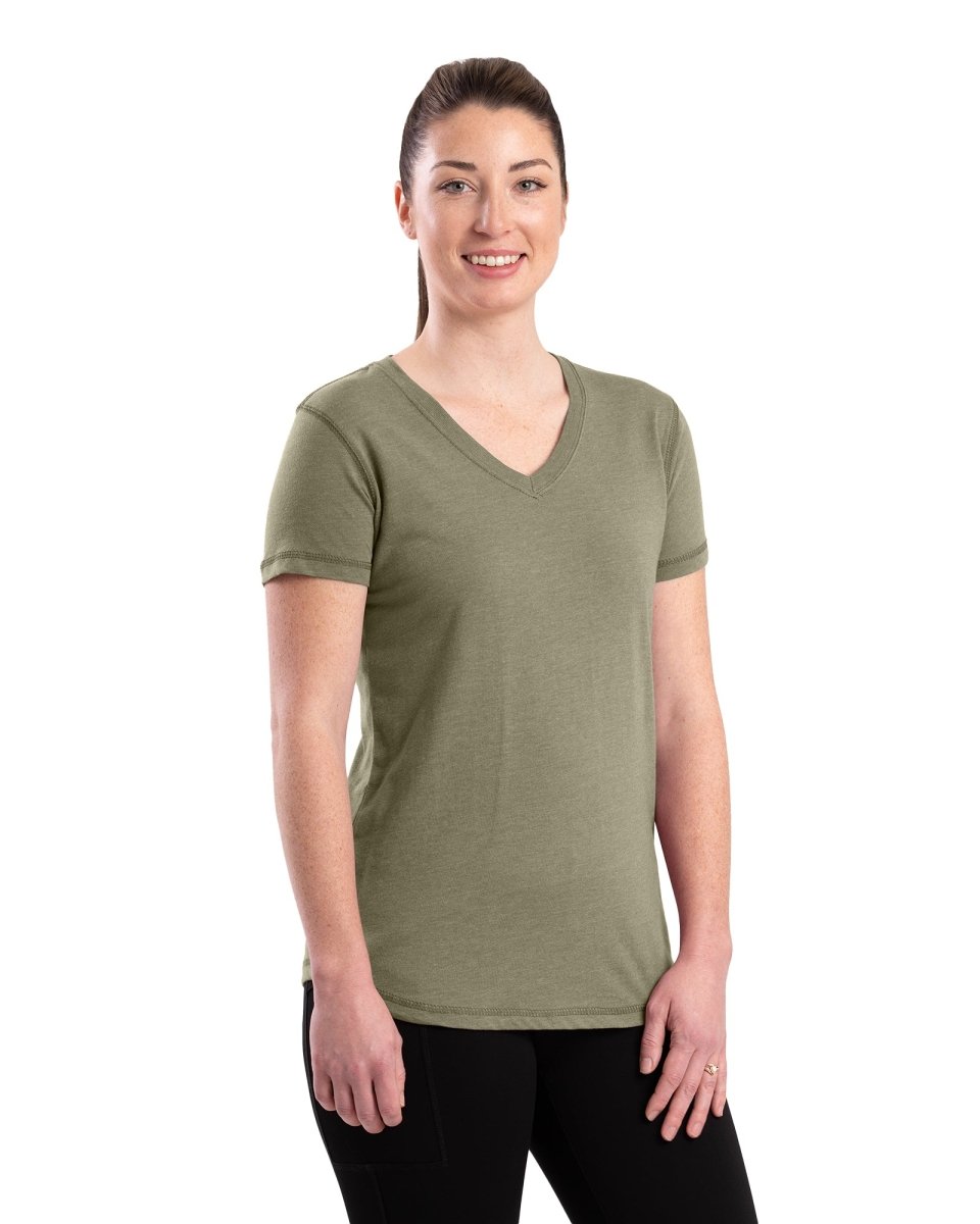 Berne Women's Performance V-Neck Short Sleeve T-Shirt