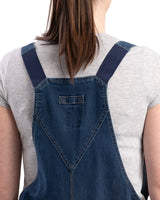 Berne Women's Vintage Washed Flex Denim Bib Overall